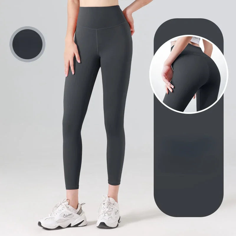 Women’s High-Waisted Fast-Dry Squat-Proof Yoga Leggings – Support & Comfort-HighTouch
