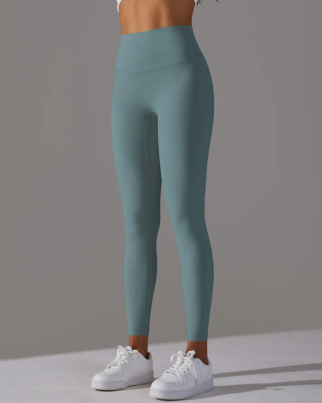 High-Wais Leggings – Buttery-Soft, Sweat-Wicking, with Hidden Pocket