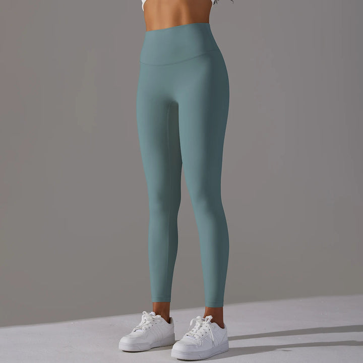 High-Wais Leggings – Buttery-Soft, Sweat-Wicking, with Hidden Pocket-HighTouch