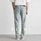 Loose Retro Lyocell Straight-Leg Jeans-HighTouch