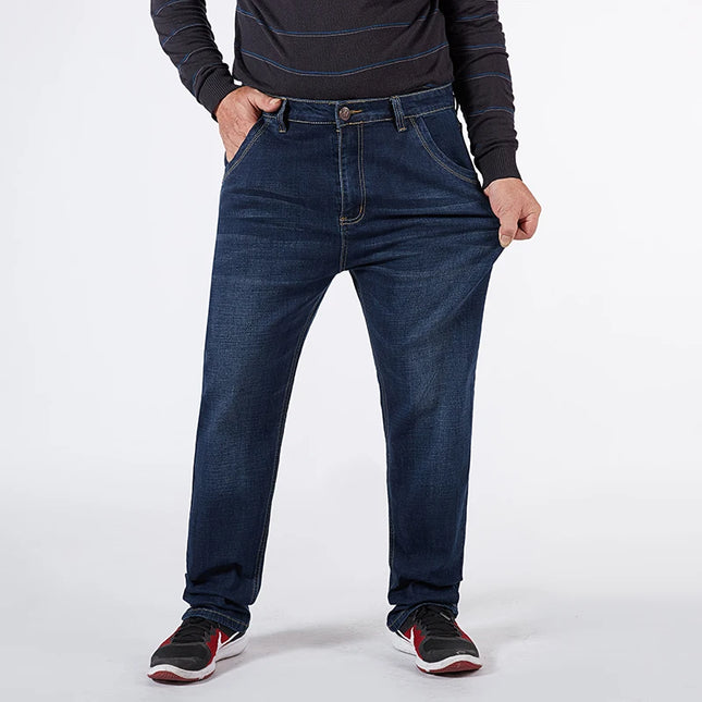 Premium Stretch Straight-Leg Jeans for Men