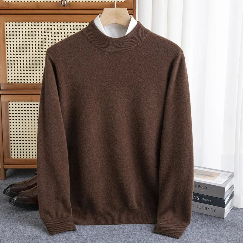 Men's Merino Wool Signature Sweater – Soft & Warm