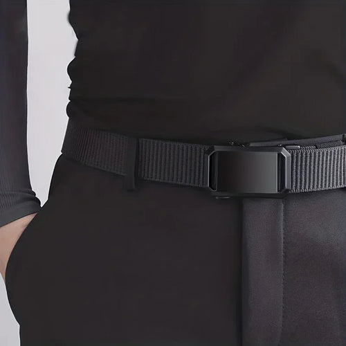 Automatic Buckle Canvas Tactical Belt