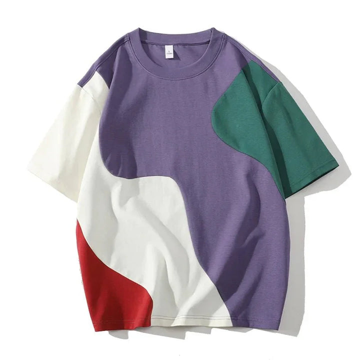 Men's Color Block T-Shirt – Casual Everyday Style