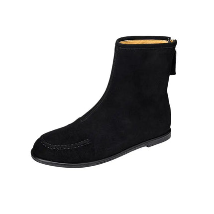 Premium Sheep Suede Chelsea Ankle Boots