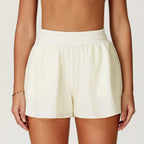High-Waist Compression Yoga Shorts-HighTouch