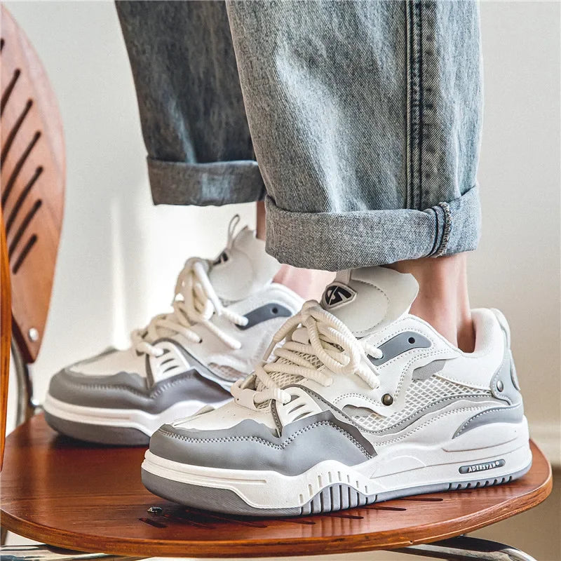 Men’s Vulcanized Platform Shoes-HighTouch