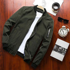 Lightweight Slim Fit Bomber Jacket for Men-HighTouch