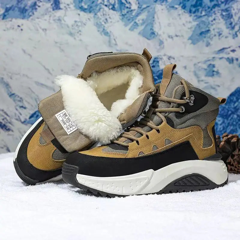 Thick-Sole Snow Boots Men UK