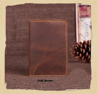 Genuine Cow Leather Passport Wallet