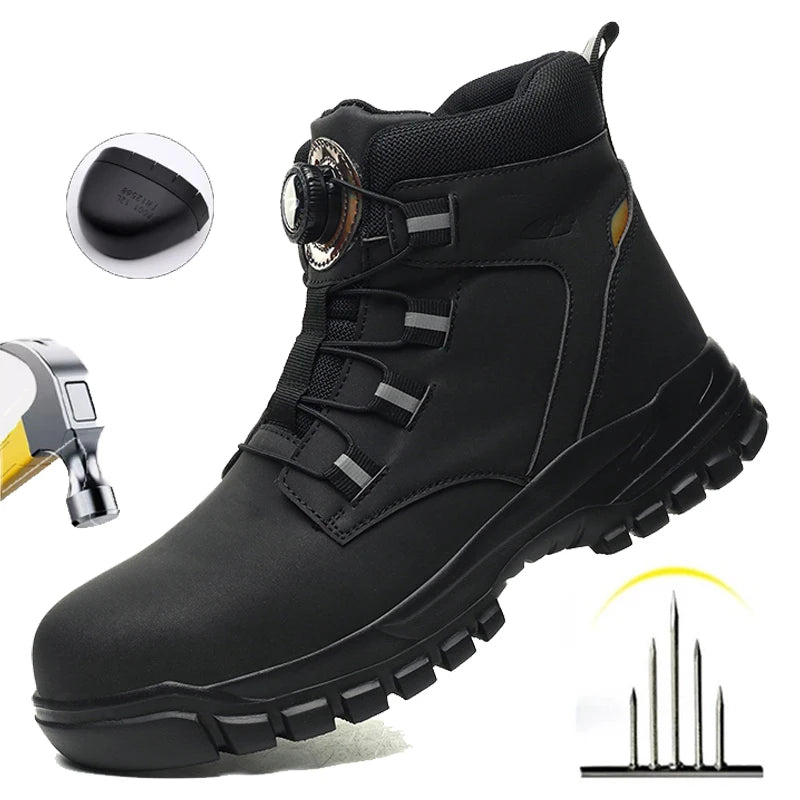 Waterproof Steel Toe Safety Boots UK-HighTouch