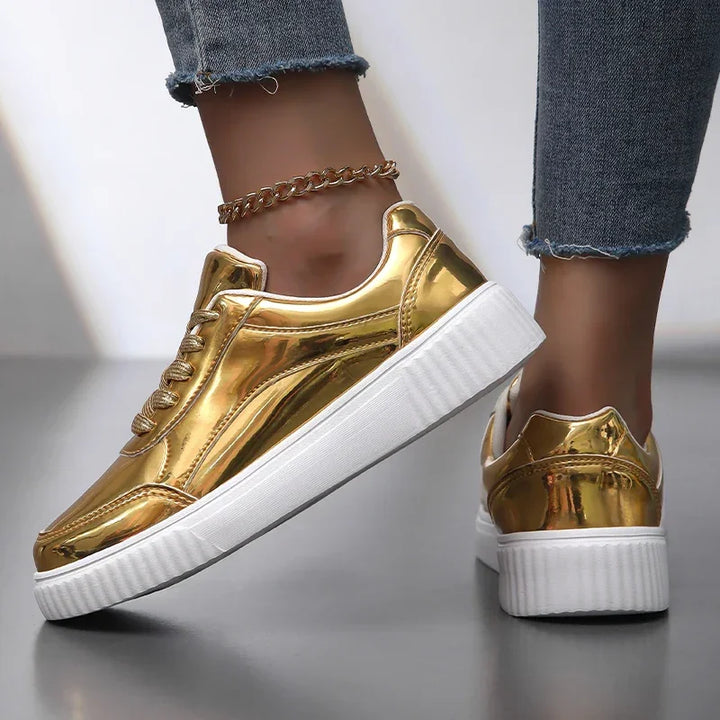 Women's Metallic Lightweight Sneakers