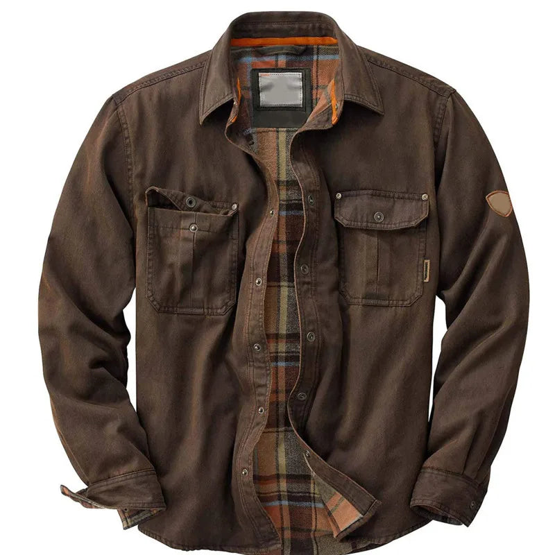 Independent Station Workwear Motorcycle Jacket Men-HighTouch