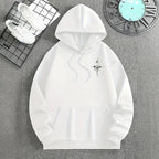 Men’s Vintage Compass Print Hoodie