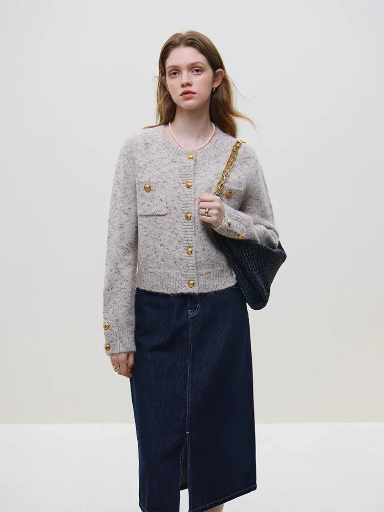 Wool Knit Vest Women