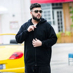 Big & Tall Zip-Up Hoodie Men-HighTouch