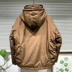 Men’s Cotton Hooded Pullover Jacket-HighTouch