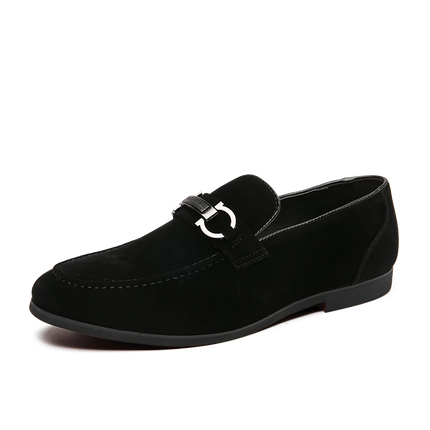 Classic Green Suede Moccasins / Loafers – Men’s Slip-On Casual