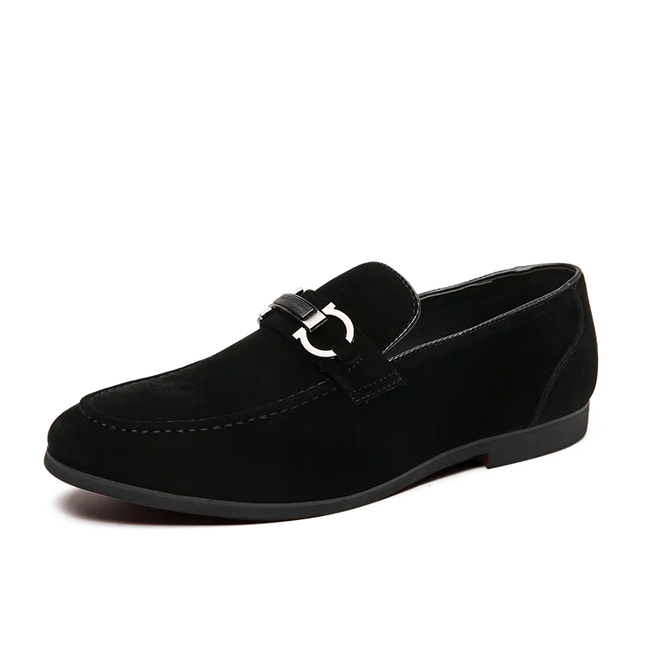 Classic Green Suede Moccasins / Loafers – Men’s Slip-On Casual