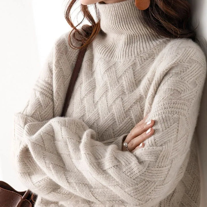 Women’s Cashmere Blend Turtleneck Sweater