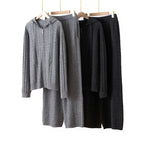 Women’s Thick Knit Two-Piece Set-HighTouch