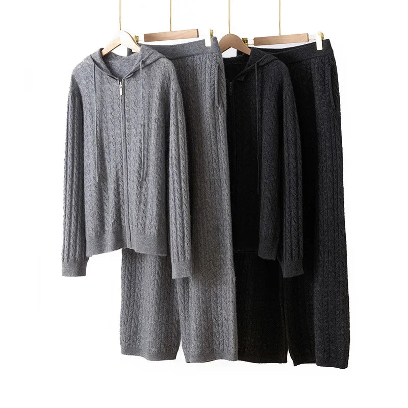 Women’s Thick Knit Two-Piece Set