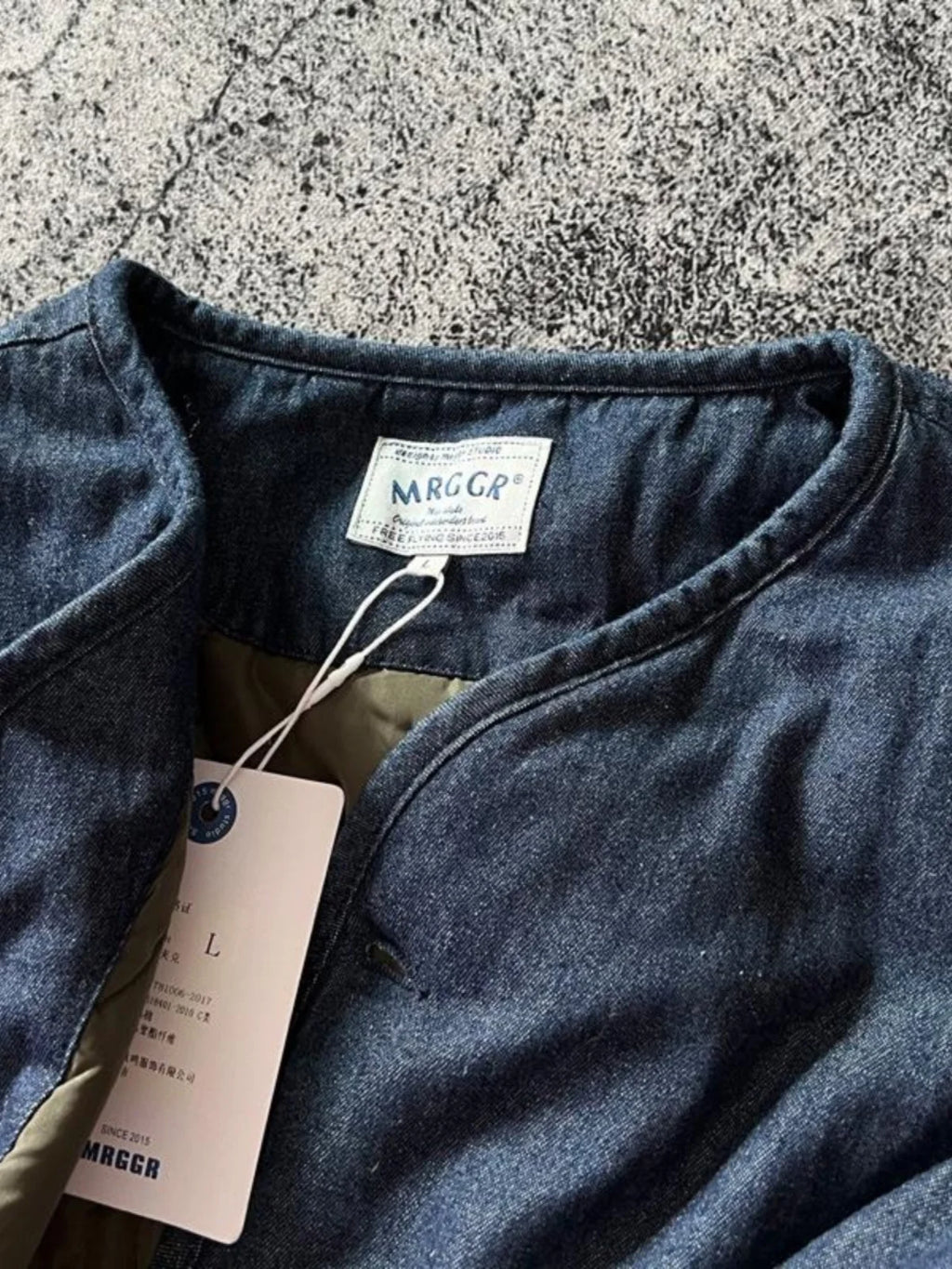 Retro Thick Cotton Stand-Collar Jacket Men-HighTouch