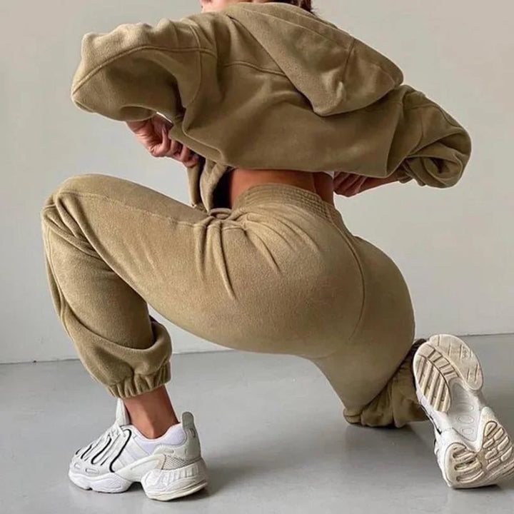 Women’s Fleece Tracksuit Set-HighTouch
