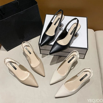 Pointed Toe High Heeled Sandals Women