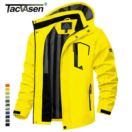 Men's Lightweight Mesh-Lined Waterproof Windbreaker Jacket