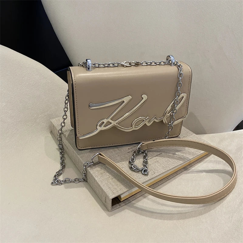 Fashionable Crossbody Bag – Solid Color Shoulder Bag-HighTouch