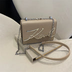 Fashionable Crossbody Bag – Solid Color Shoulder Bag-HighTouch