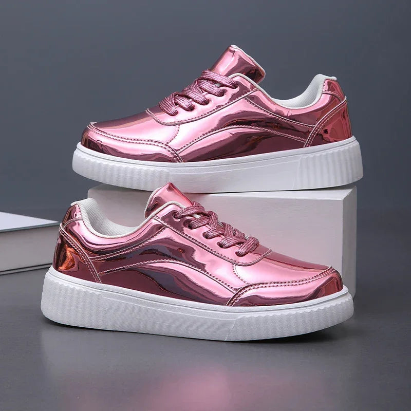 Women's Metallic Lightweight Sneakers