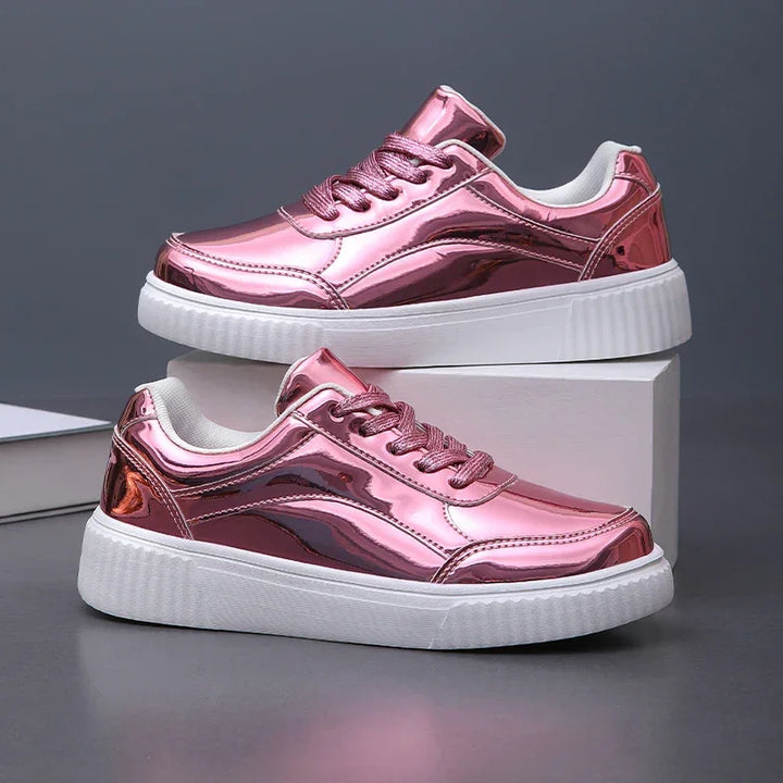 Women's Metallic Lightweight Sneakers