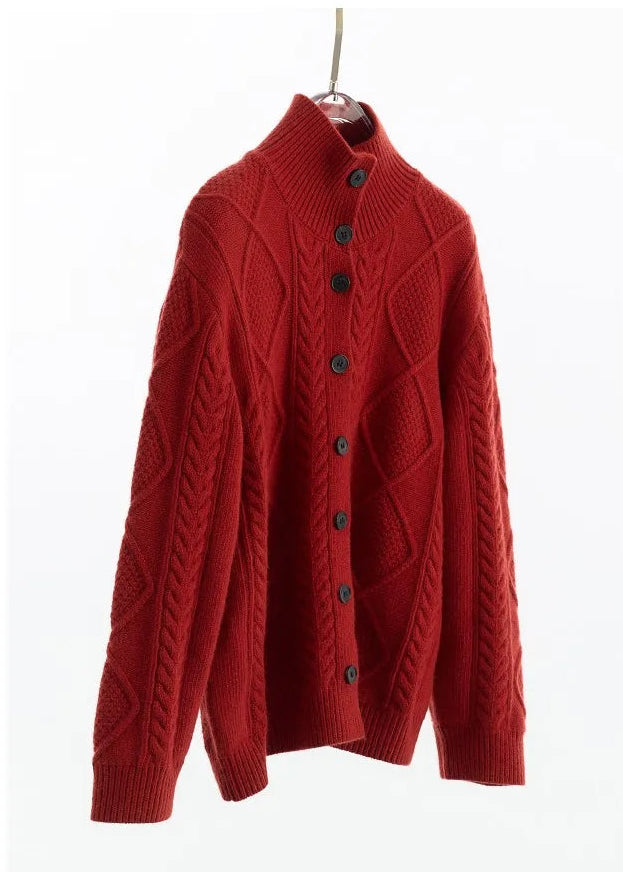 Women’s Cable Knit Cardigan-HighTouch