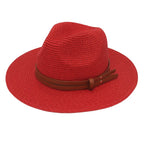 Breathable Straw Panama Sun Hat-HighTouch