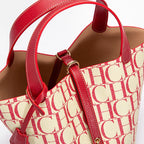 Luxury PVC Jacquard Shoulder Bag Women-HighTouch