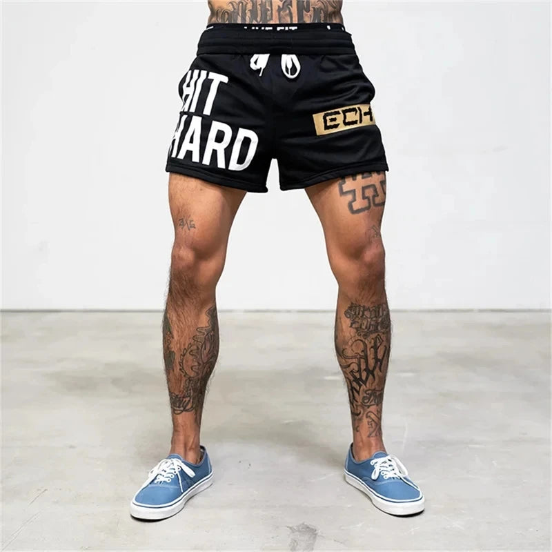 Men’s Mesh Quick-Dry Sports Shorts – Lightweight Breathable Gym, Running & Beach Wear-HighTouch