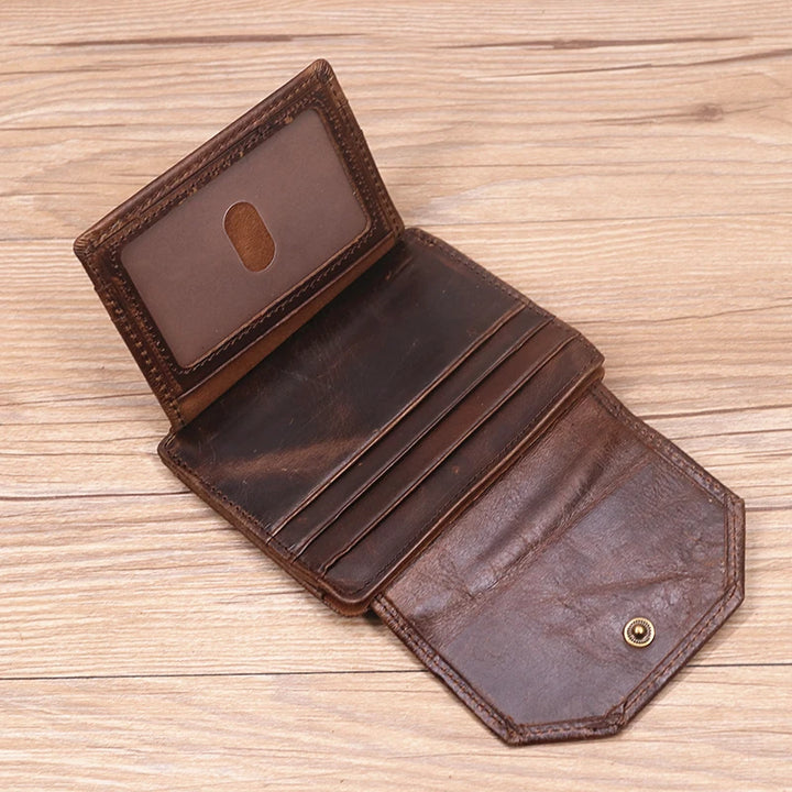 Genuine Cowhide Leather Wallet UK-HighTouch