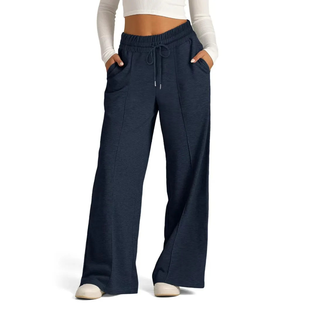 Loose Straight-Leg Sweatpants