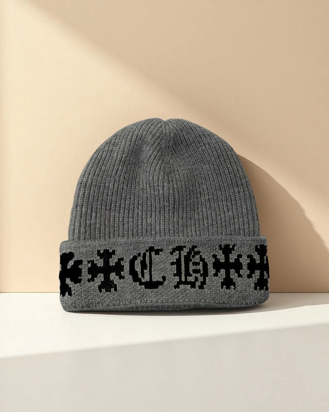 Alien Print Beanie – Soft & Warm Knit Hat for Men & Women