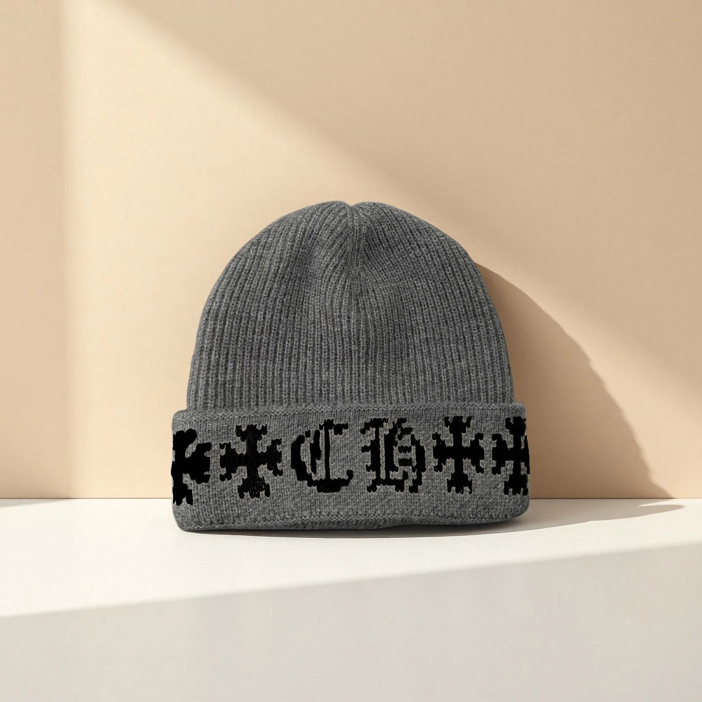 Alien Print Beanie – Soft & Warm Knit Hat for Men & Women