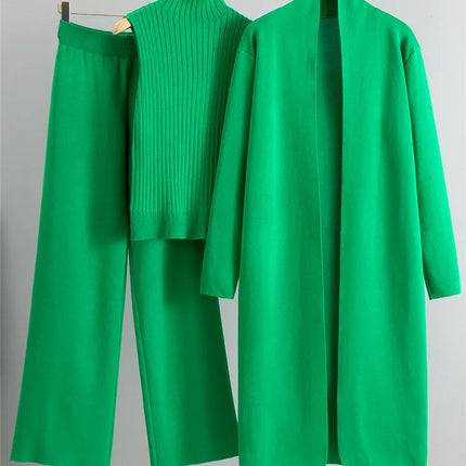 Completo lavorato a maglia in 3 pezzi