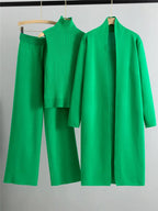 3‑Piece Knit Suit