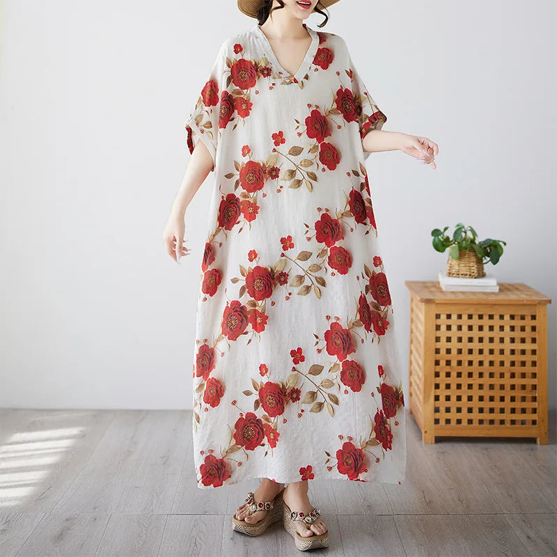 Bohemian Ethnic Summer Dress – Vintage Loose Streetwear