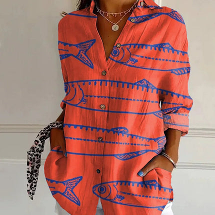 Harper | Elegant Floral Shirt & Blouse