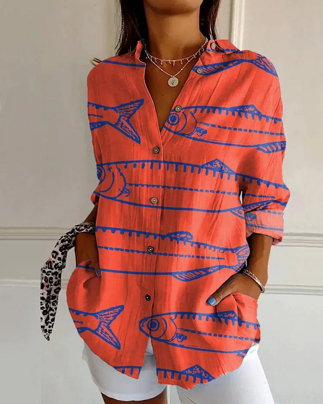 Harper | Elegant Floral Shirt & Blouse