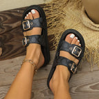 Luxury Designer Platform Beach Slippers – Comfortable Women's Summer Slides-HighTouch