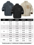 Oversized Sherpa Fleece Jacket Men-HighTouch