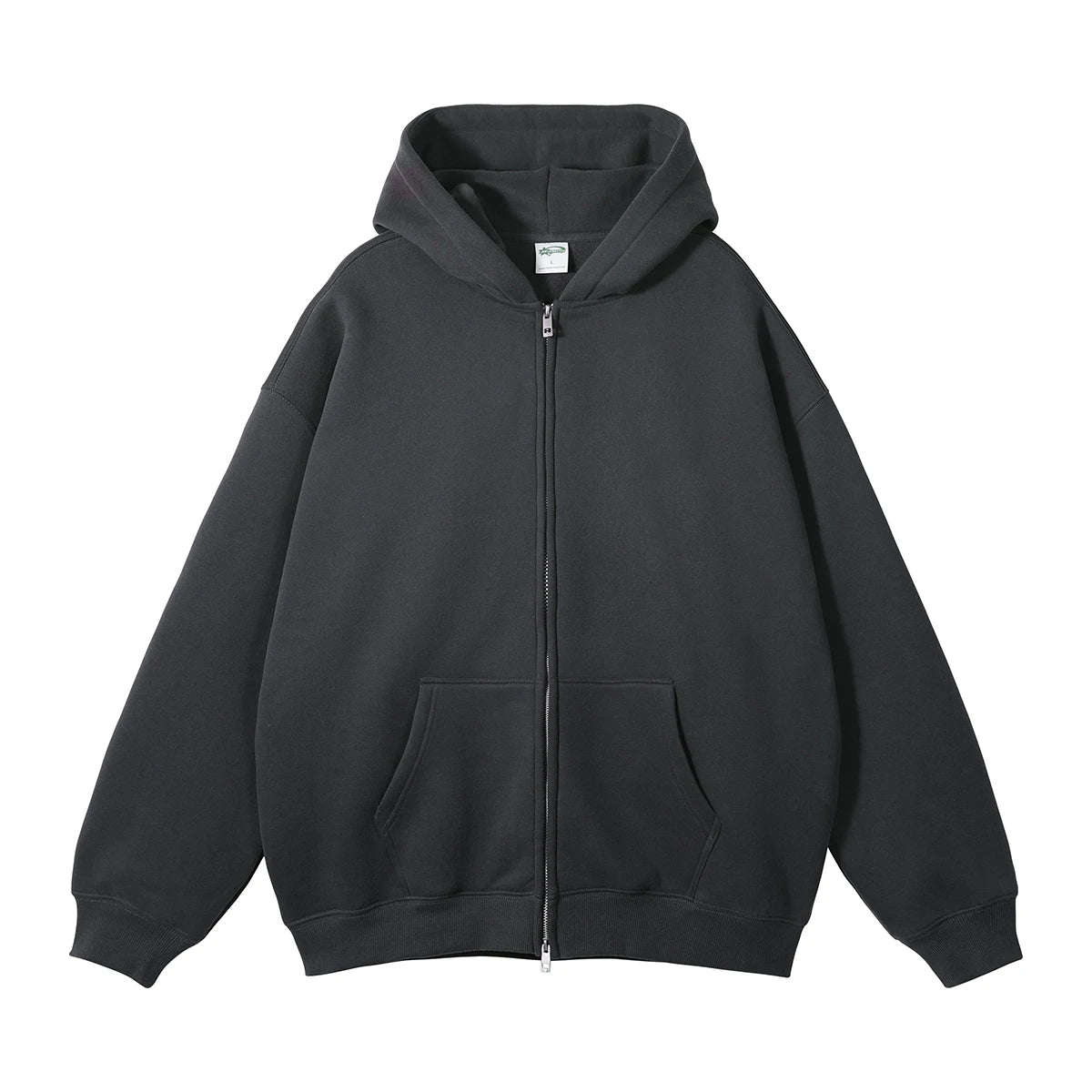Premium Heavyweight Fleece Double‑Zip Cardigan Hoodie UK